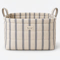 Denvras™ Classic Blue Stripe Rectangular Storage Basket — product view